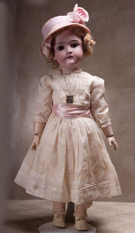 Antique German Bisque Child Doll By Kley And Hahn Ball Jointed Open