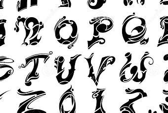 Tatouage Alphabet Tribal D Couvrir