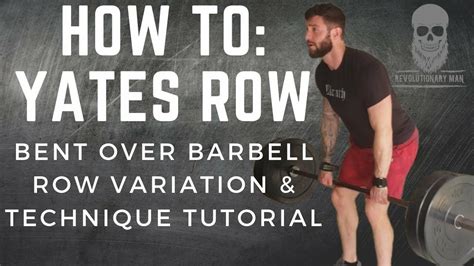 How To Barbell Row Yates Row Tutorial Barbell Row Barbell Dorian