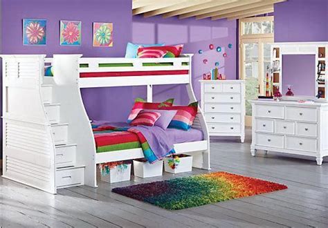 They make efficient use of space by combining the sleep area and work area into one. Shop for a Belmar 6 Pc Twin Full Step Bunk Bedroom at ...