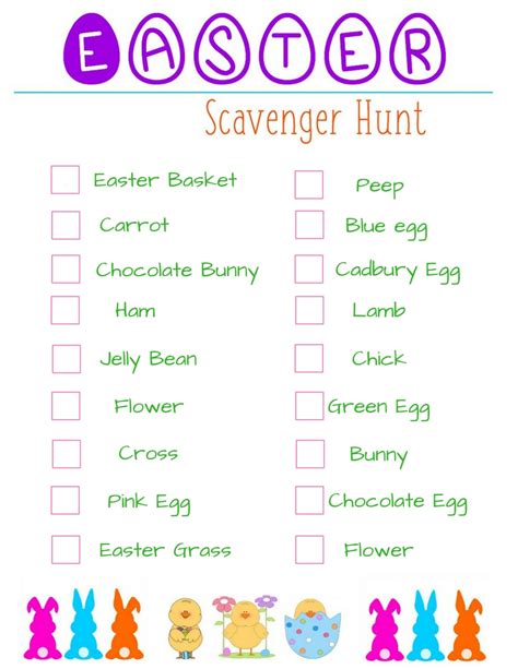 Beautifully designed free printables are included to make in this easter treasure hunt, players hunt for easter eggs containing various clues that eventually lead them to the easter treasure! Easter Scavenger Hunt for the Kids and Adults · Sparkles n ...