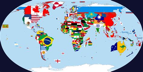 World Map With Flags San Antonio Map