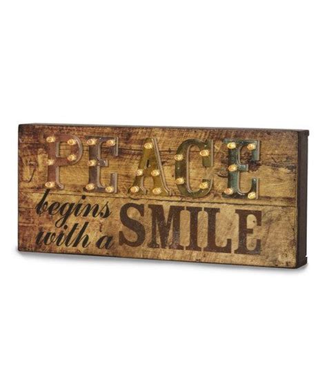 Peace Marquee Sign Zulily Marquee Sign Word Wall Decor Wood Vinyl