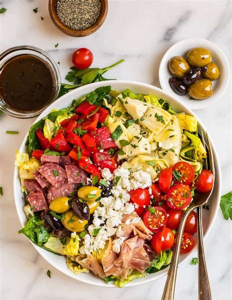Further instructions and more tips from the tv spot need to be included in the written/typed recipe directions. Antipasto Salad | Easy, Low Carb, and Great for a Crowd