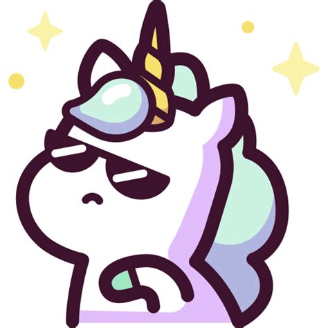 You will receive images in these formats: Unicorn - Free animals icons