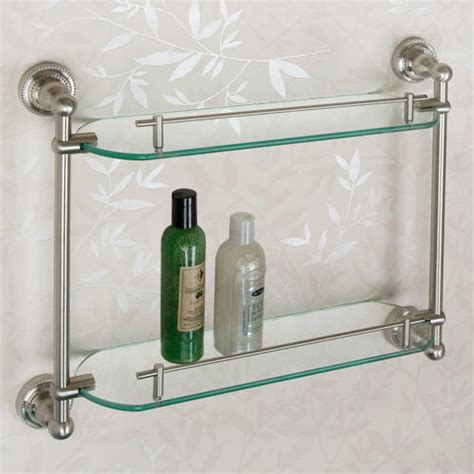 Get inspired to organize your bathroom with these 15 shelf ideas that are sure to make your bathroom look neat and clean. Farber Tempered Glass Shelf - Two Shelves - Bathroom