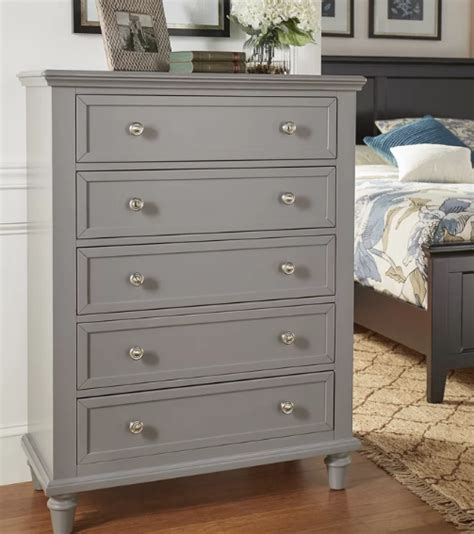 Chest Of Drawers In Frost Gray 53899 From Wayfair Dark Bedroom