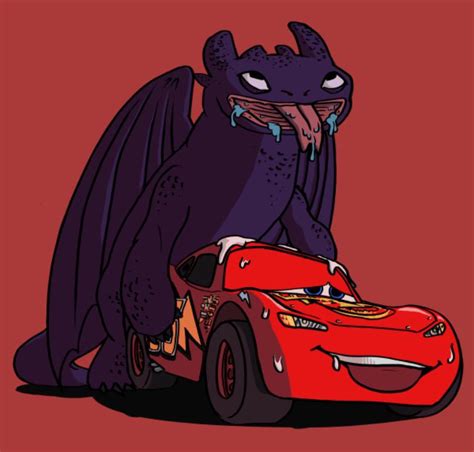 Rule 34 Car Cars Film Cum Disney Dragon Dragons Having Sex With