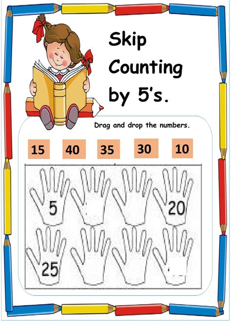 Skip Counting By 5 Interactive Worksheet