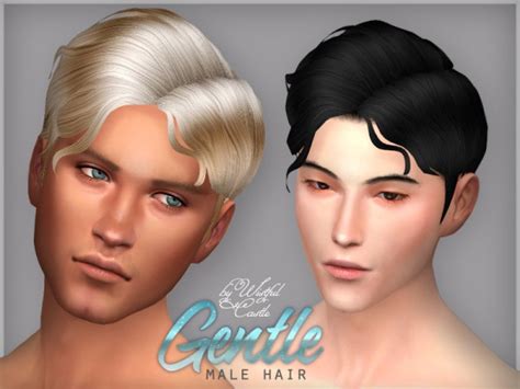 The Sims Resource Gentle Male Hair By Wistfulcastle Sims 4 Hairs