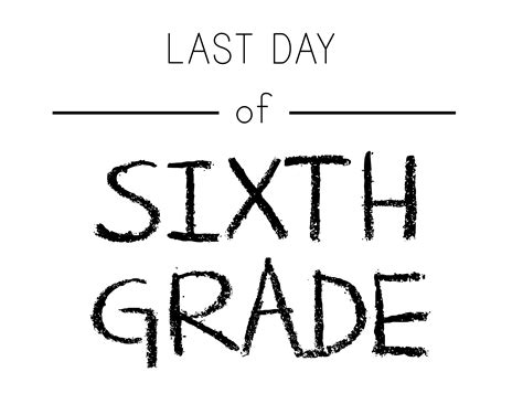 Last Day Of 6th Grade Printable Printable Word Searches