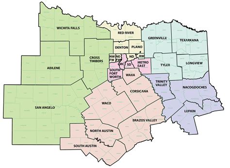 District Map North Texas Assemblies Of God