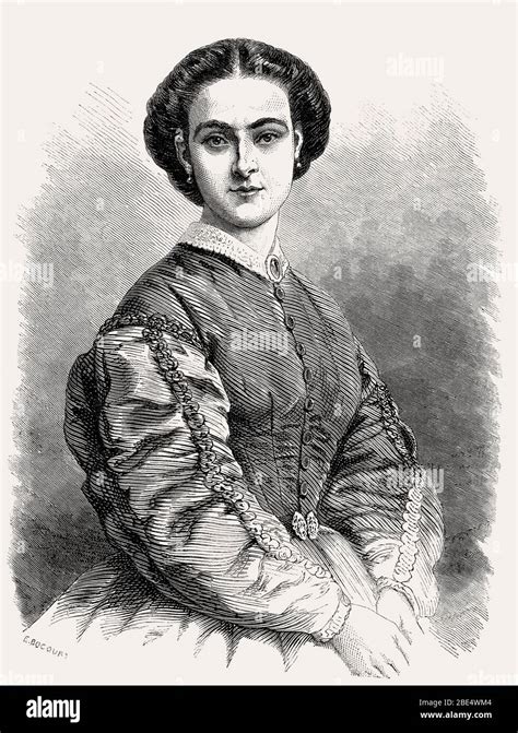 Adelina Patti 1843 1919 Italian Opera Singer Stock Photo Alamy