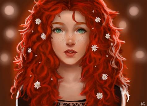 Curly Red Hair By Waffelpirate O On DeviantArt Red Curly Hair Girls With Red Hair Red Hair