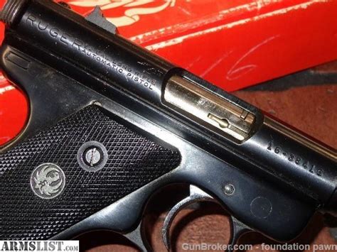 Armslist For Sale Ruger Mark I Standard 22 Lr Semi Auto Pistol Mfg 1980