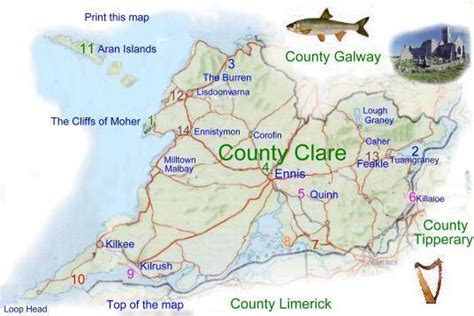 Map Of County Clare