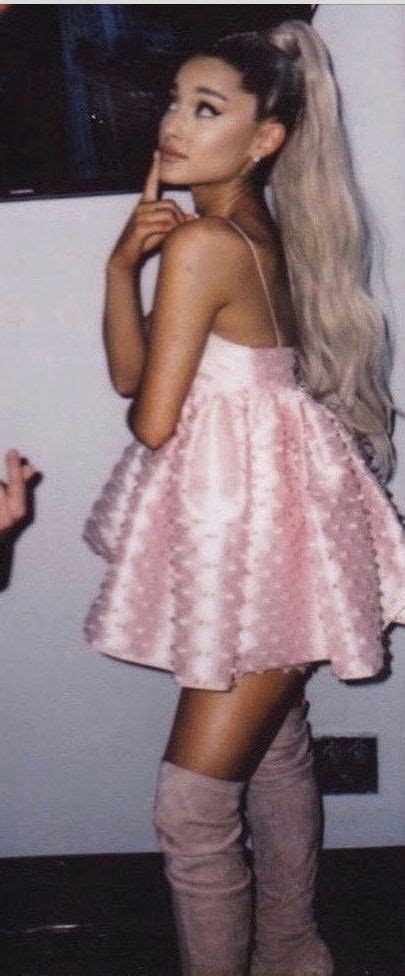 Ariana Grande Pink Dress Jimmy Fallon Ward Noel