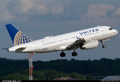 N808ua Airbus A319 131 United Airlines Dylan Cannon Jetphotos