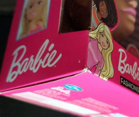 Barbie Faschionista Styling Mini Head Nib Blonde Pink Streak Ebay