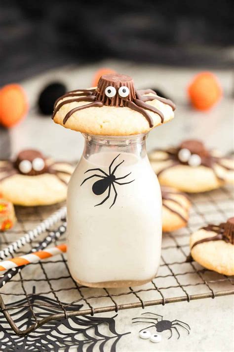 Easy Halloween Spider Cookies Recipe Princess Pinky Girl