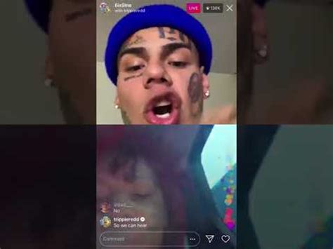 6ix9ine And Trippie Redd Confronts On 6ix9ine Getting Jumped Ig Live