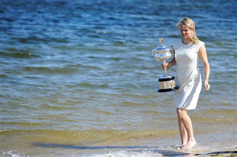 Sports Celebrity Kim Clijsters The Winner Of 2011 Australian Open