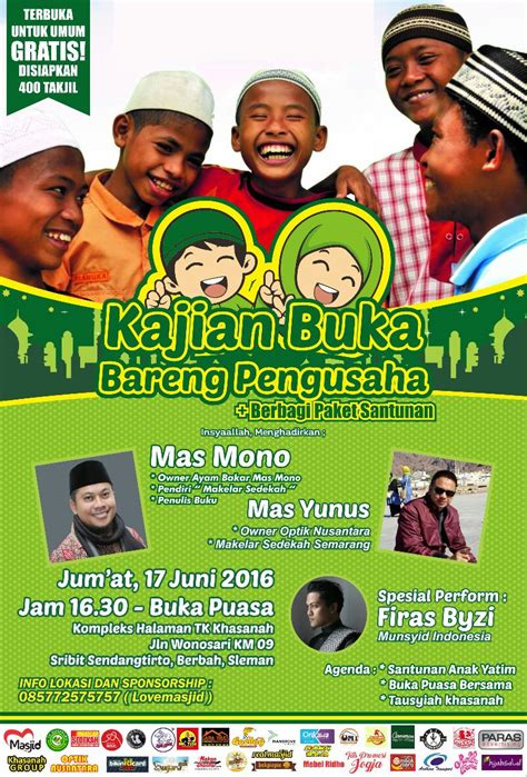 Poster Santunan Anak Yatim – Ilustrasi