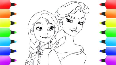 How To Draw Elsa And Anna In The World Learn More Here Drawboy1