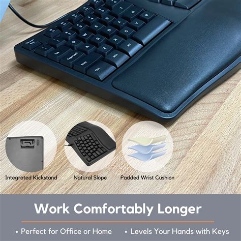Buy X9 Performance Ergonomic Keyboard Wired With Wrist Rest Type