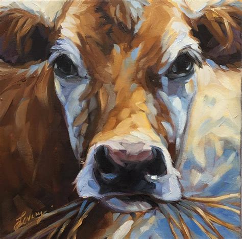 Original Art By Andrea Lavery — Reworked The Cow From Last Week 12x12