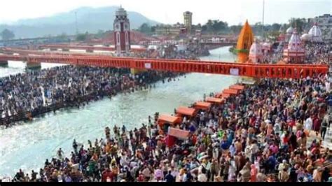 Haridwar Kumbh Mela 2021 Entrance Of Bairagi Akhara With Faith And Enthusiasm हरिद्वार कुंभ