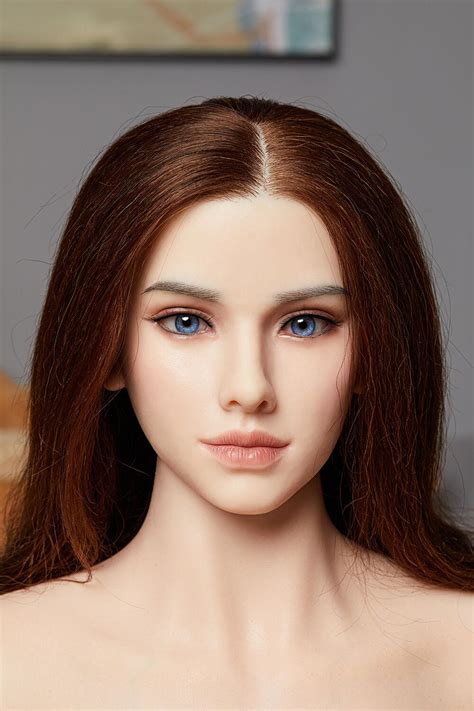 Usbbdoll Silicone Sex Doll Single Silicone Sex Doll Head With Hair