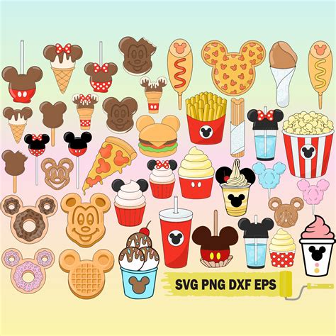 40 Snack Svg Png Dxf Eps Pdf Files for Cricut or Silhouette - Etsy