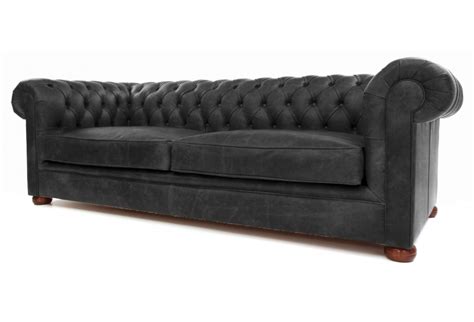 Alfie A Hobnail Leather Seat Chesterfield Sofa Bedfrom Old Boot Sofas