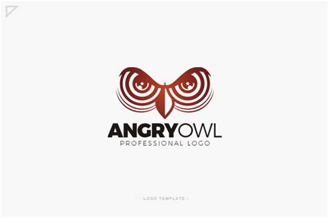 Angry Owl Premium Logo ~ Logo Templates On Creative Market