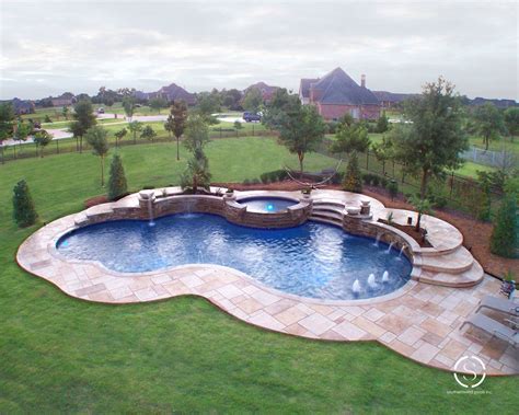 Natural Freeform Pool 069 By Southernwind Pools Swimming Pool