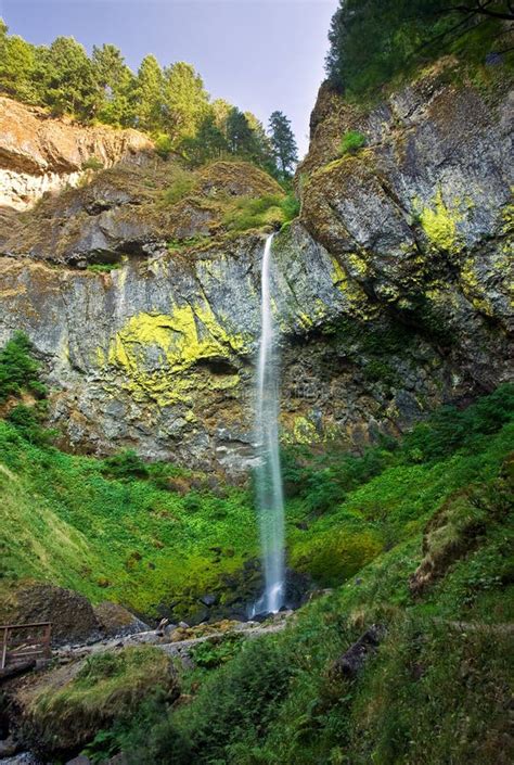Elowah Falls In Oregon Stock Image Image Of Cascade 27808653