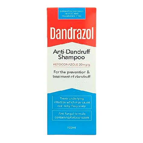Dandrazol 2 Ketoconazole Anti Dandruff Shampoo 100ml Hair Repair