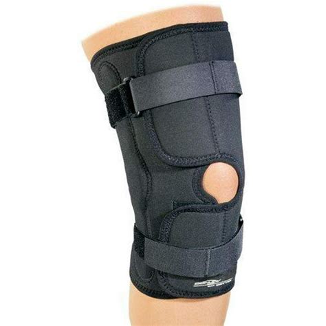 Donjoy Drytex Sport Hinged Open Popliteal Knee Sleeve Brace Size X