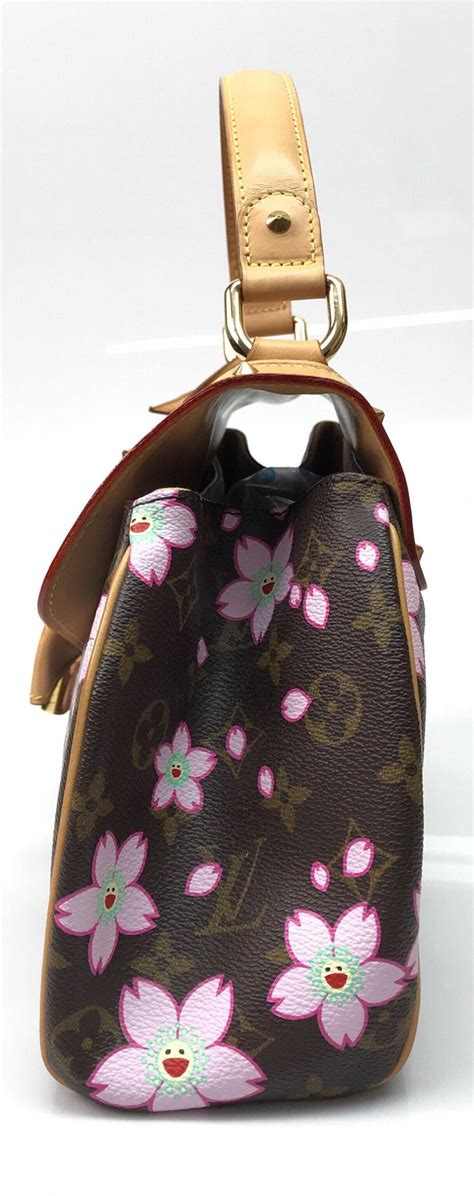 Safe shipping and easy returns. Louis Vuitton/Takashi Murakami Top Handle Tote w/ floral ...