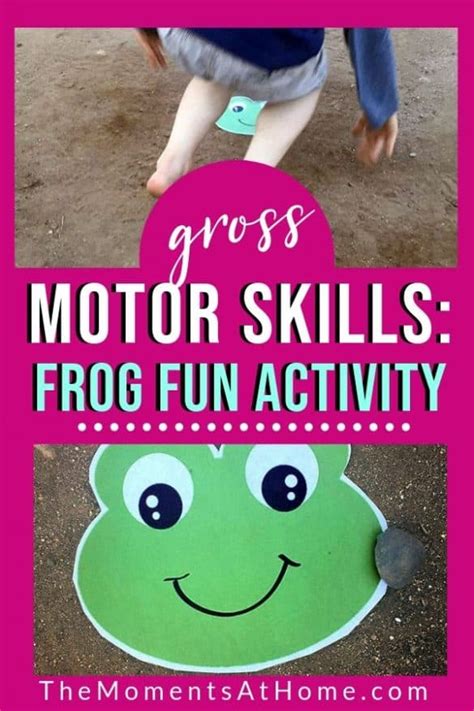 Hop Like A Frog Gross Motor Skills Preschool Activity
