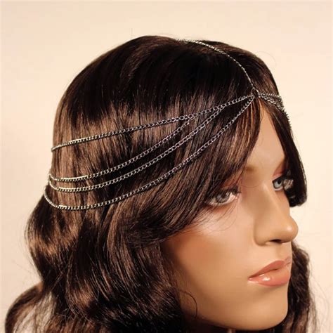 2018 New Gold Color Head Chain Hair Jewelry Ornamentation Tiara Noiva