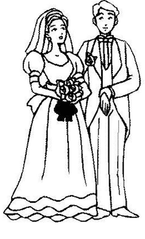 People Get Married Coloring Page Coloring Sky People Coloring Pages