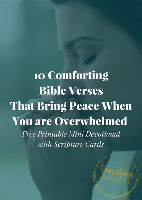 10 Bible Verses For When You Are Feeling Overwhelmed
