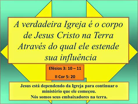 Jesus É O Senhor Vida Para Todos A Igreja É Um Viver