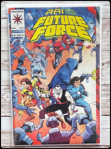 1993 Valiant Comics Rai And The Future Force 9 Etsy