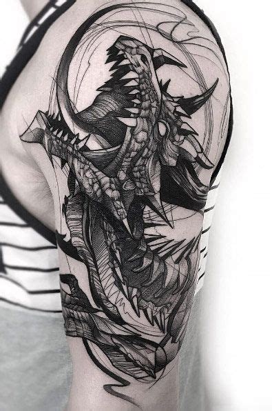 Awesome Black And Gray Blackandgraytattoos Tatuaje De Drag N Dise Os De Tatuaje De Drag N