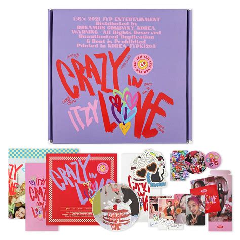 Buy Itzy The 1st Album Crazy In Love [ Yeji Ver ] Package Box Photobook Cd R Lyric