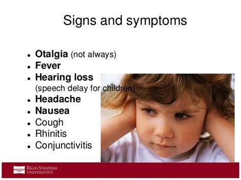 Otitis Media Signs And Symptoms