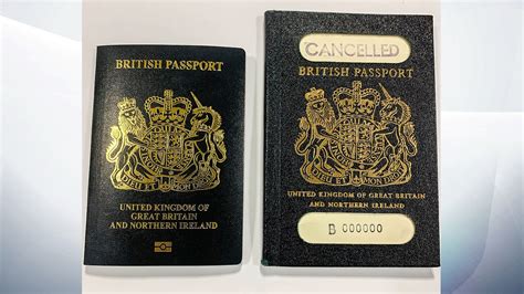 Image The New Uk Passport Against Its Pre 1988 Predecessor